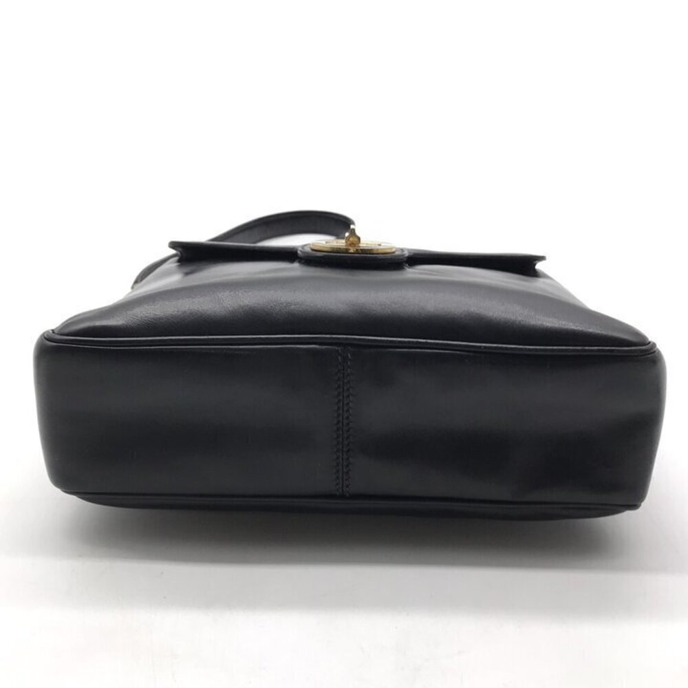 GUCCI Leather Shoulder Bag Black Handbag - Picture 5 of 10